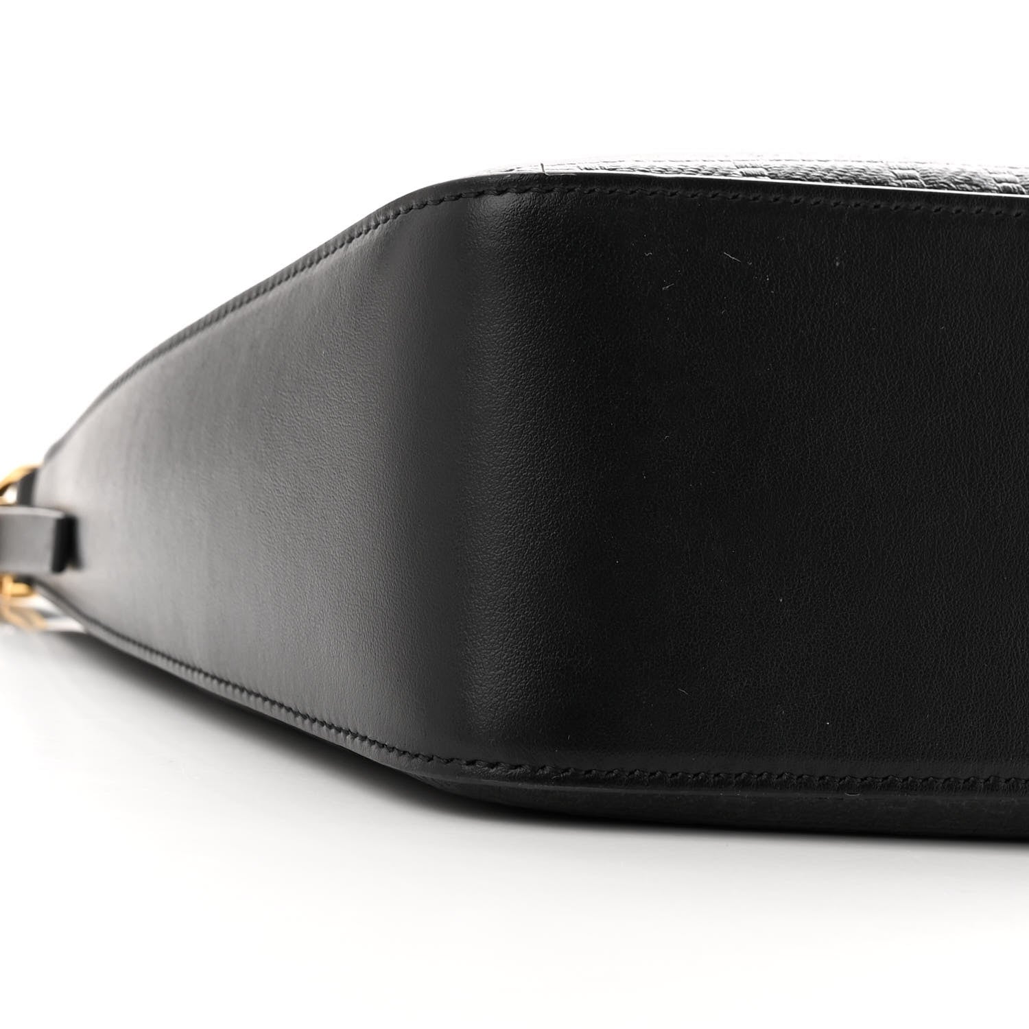 Givenchy Coated Canvas Logo 4G Embossed Small Moon Cut Out Shoulder Bag Black 8 of 9