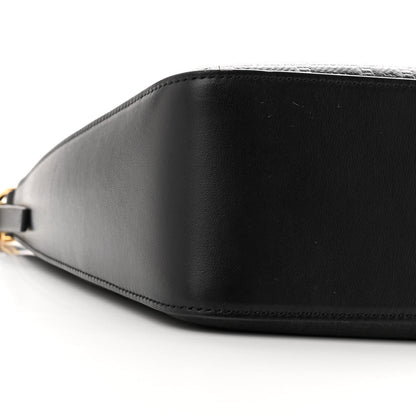 Givenchy Coated Canvas Logo 4G Embossed Small Moon Cut Out Shoulder Bag Black 8 of 9