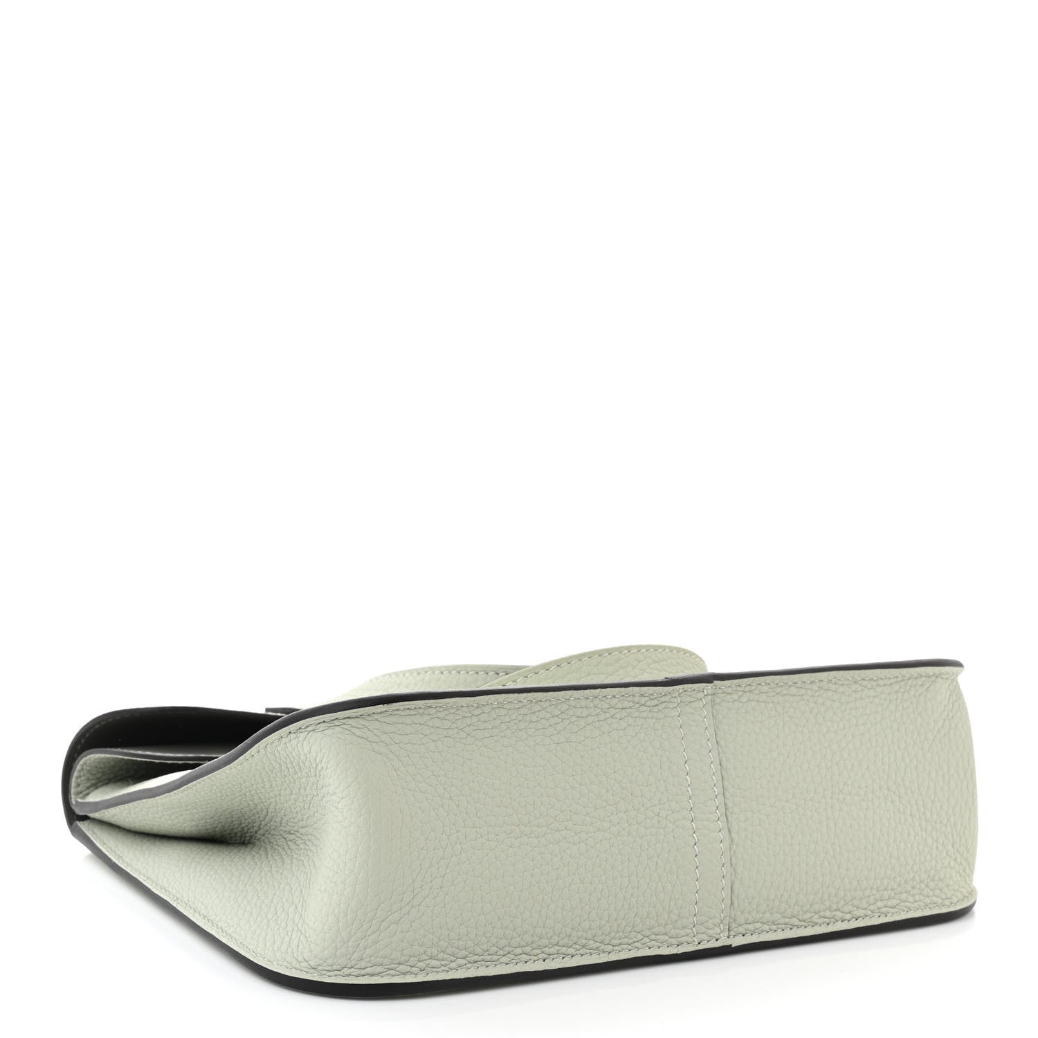 Hermes Taurillon Clemence Verso Halzan 25 Gris Neve Gris Meyer 4 of 11