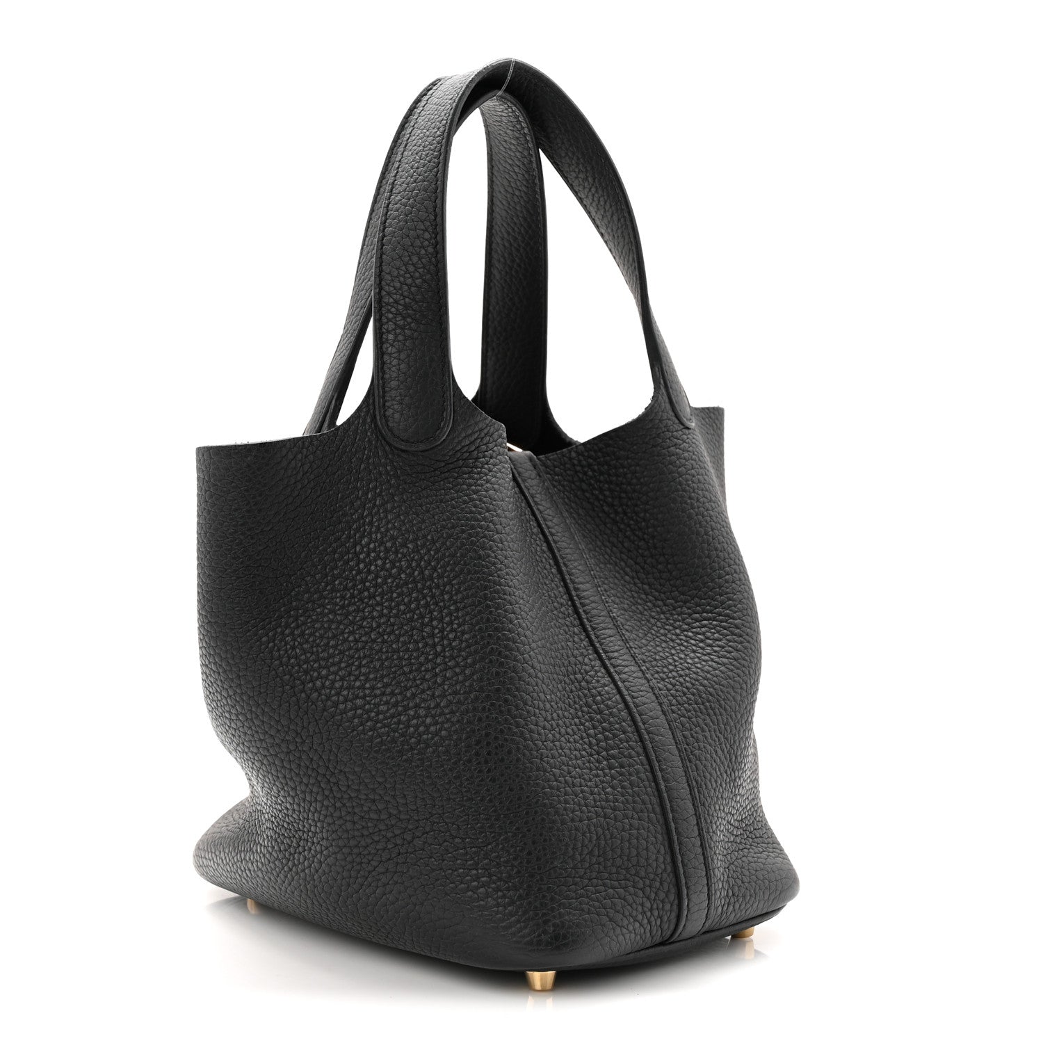 Hermes Taurillon Clemence Picotin Lock 18 PM Black 3 of 12