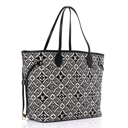 Louis Vuitton Jacquard Since 1854 Neverfull MM Grey 4 of 13