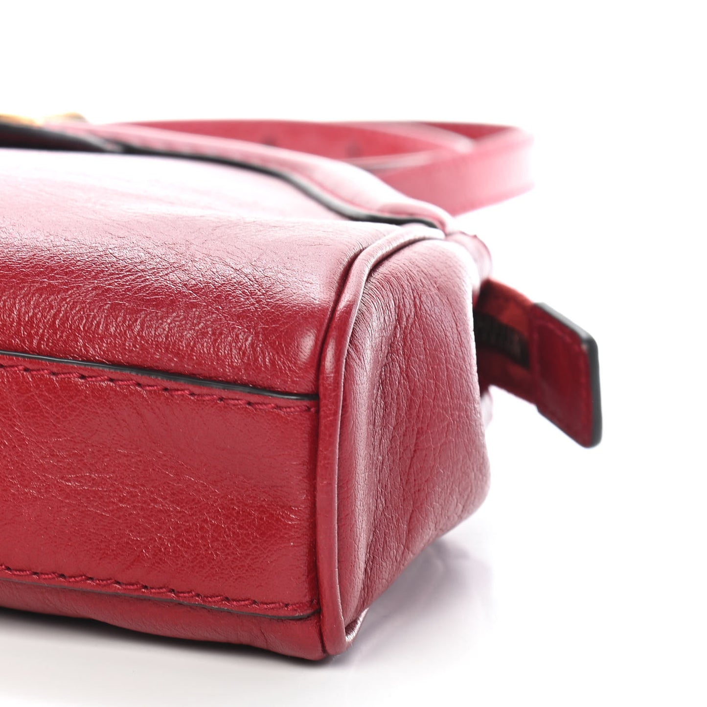 Piuma Lux Calfskin Small Re(Belle) Crossbody Bag Romantic Cerise