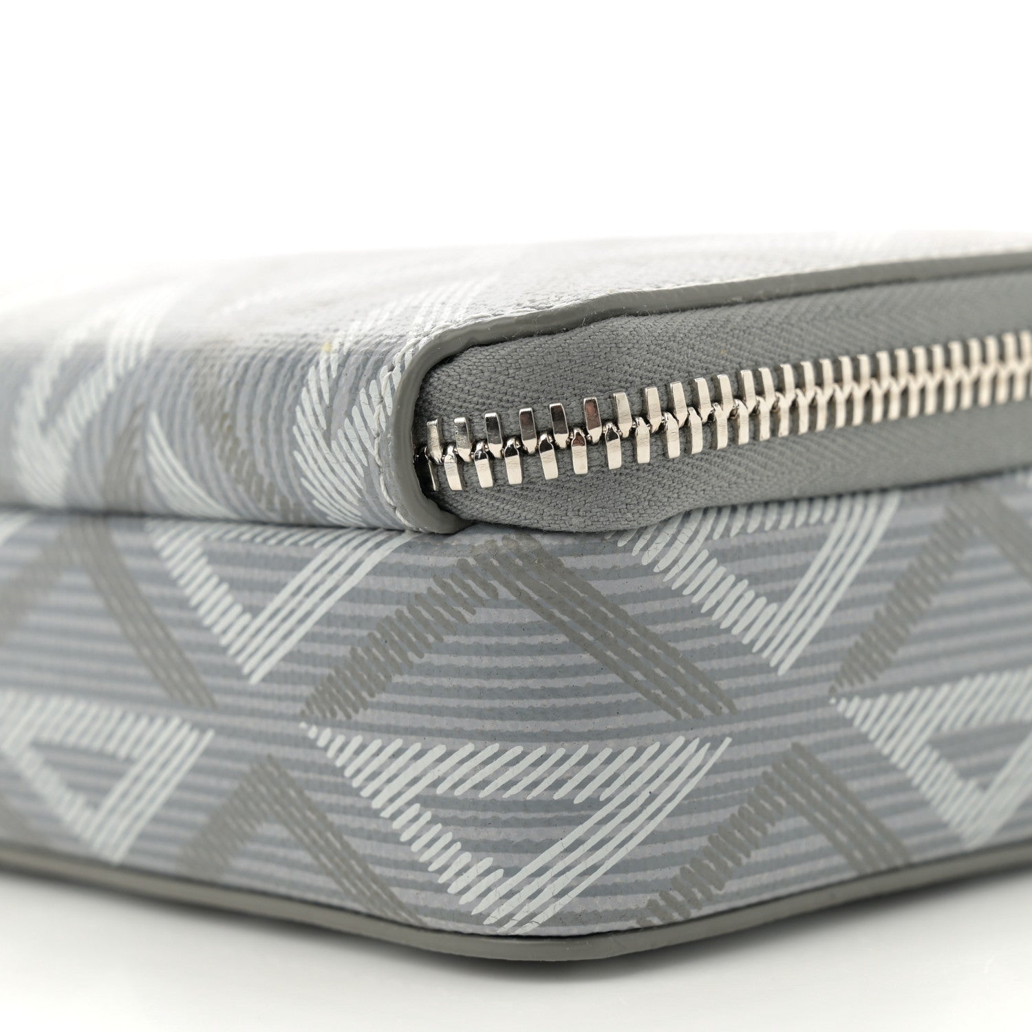 Christian Dior Coated Canvas CD Diamond Messenger Pouch Grey 11 of 12