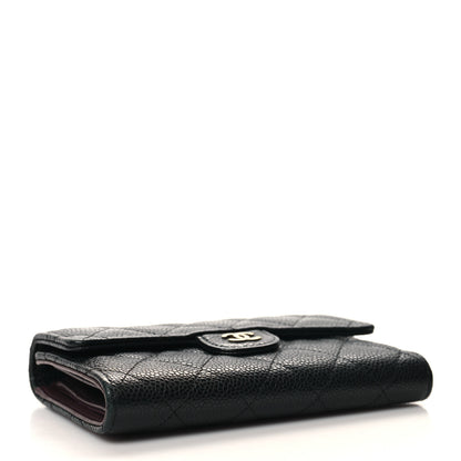 Chanel Caviar Quilted Medium Flap Wallet Black 3 of 11