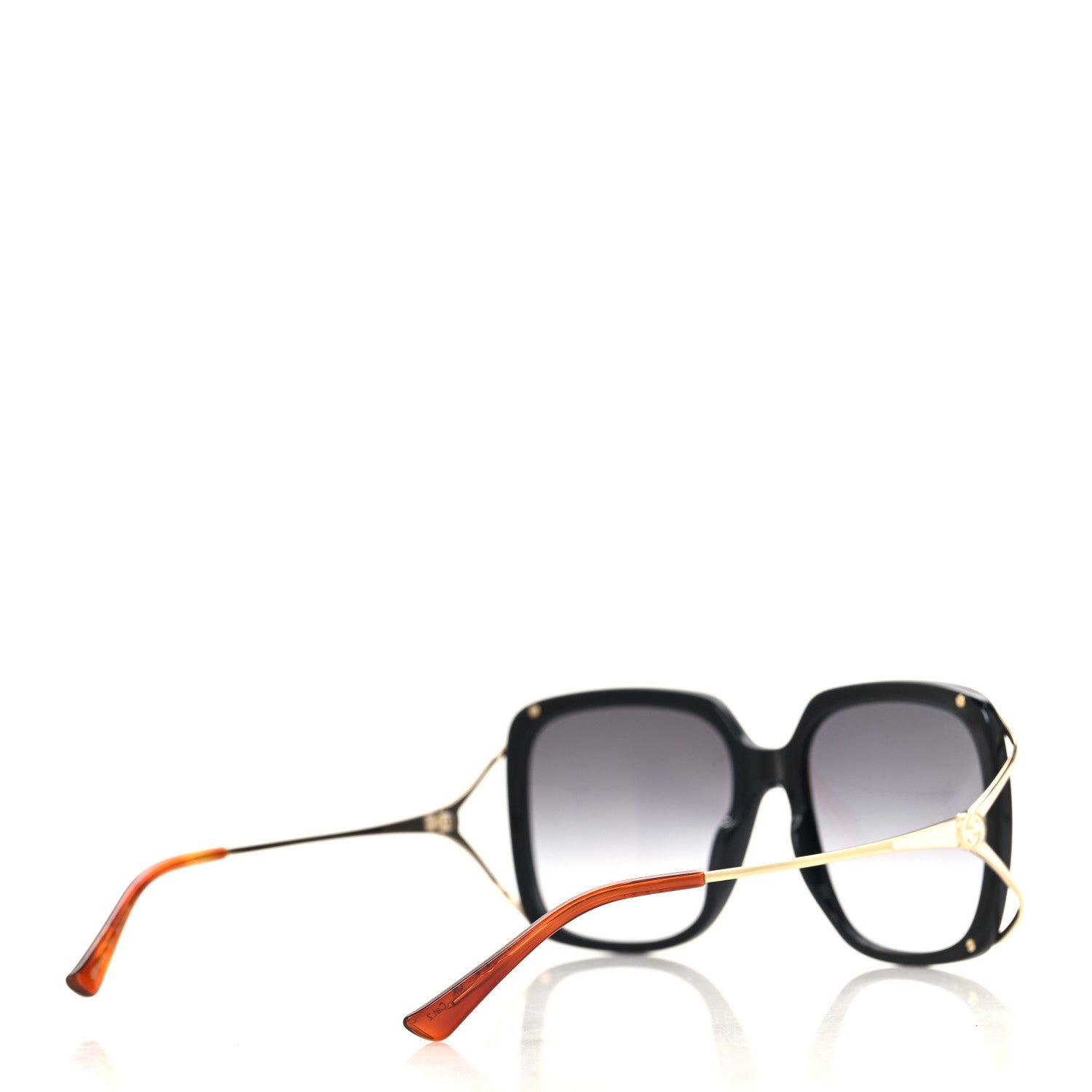 Gucci Acetate Butterfly Sunglasses GG0647S Black White 4 of 8