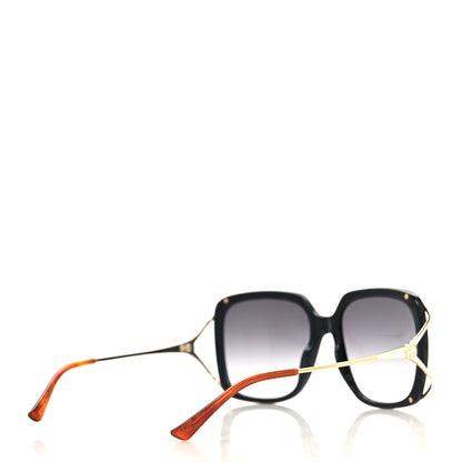 Gucci Acetate Butterfly Sunglasses GG0647S Black White 4 of 8