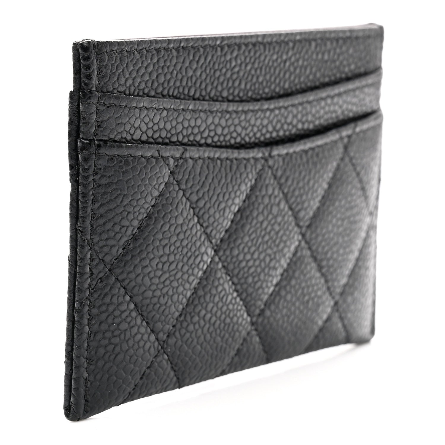 Chanel Caviar Quilted Card Holder Black 3 of 9