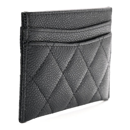 Chanel Caviar Quilted Card Holder Black 3 of 9