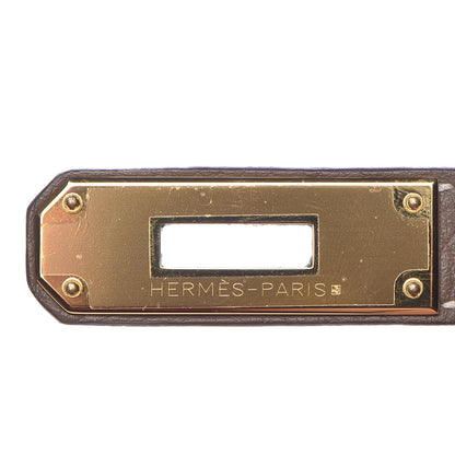 Hermes Taurillon Clemence Birkin 30 Etoupe 14 of 32