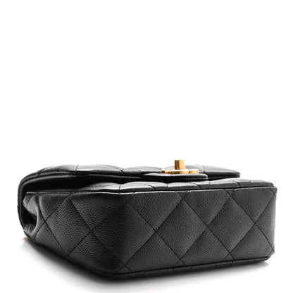 Chanel Caviar Quilted Mini Sweetheart Flap Black 4 of 10