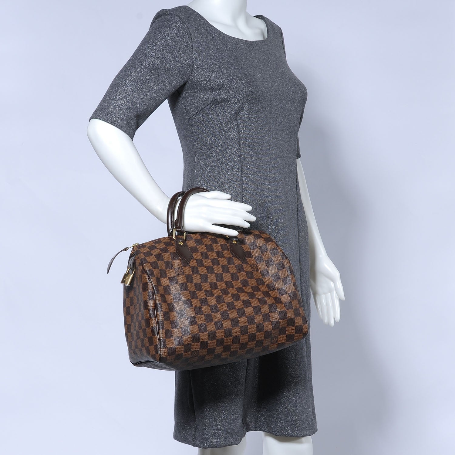 Louis Vuitton Damier Ebene Speedy 30 2 of 7