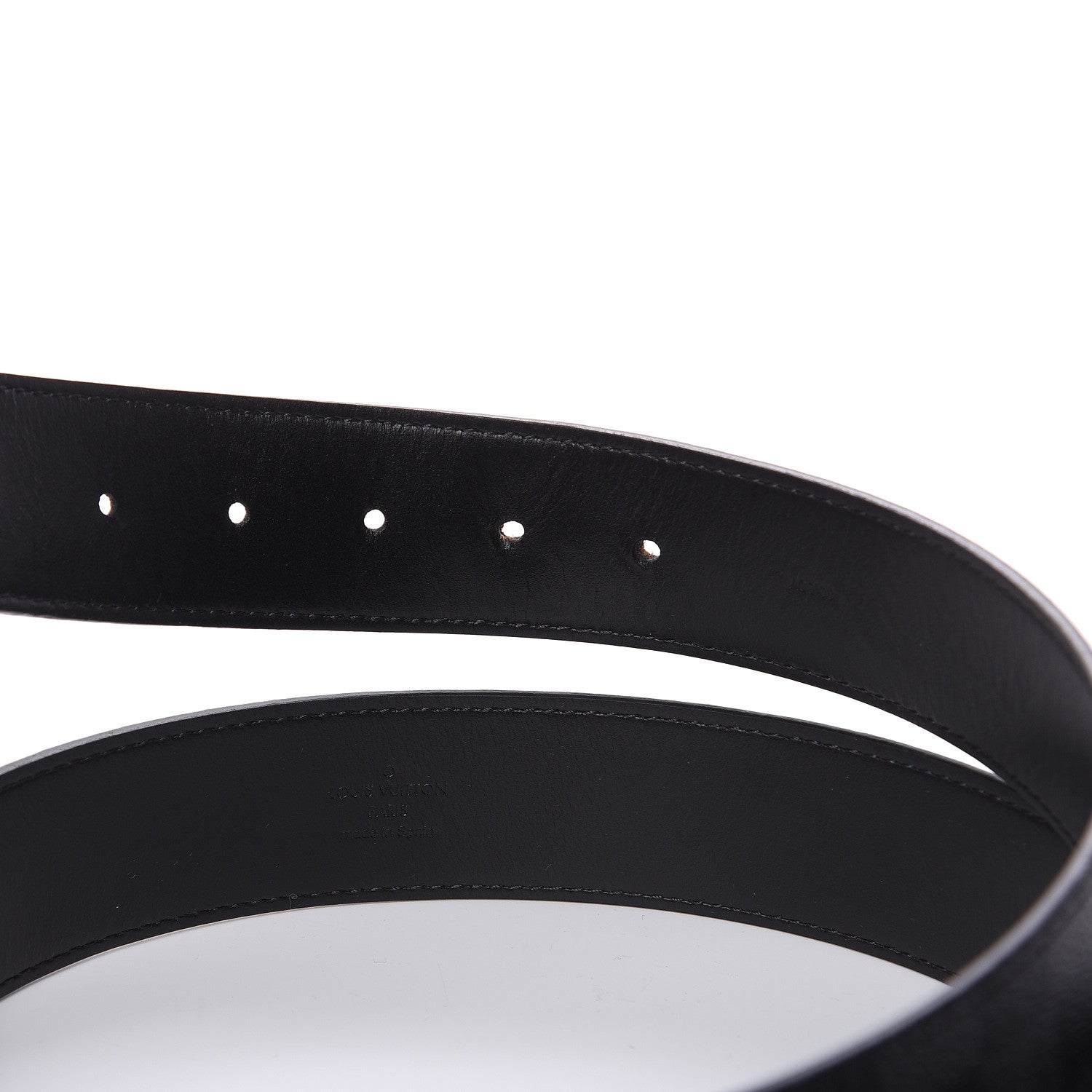 Louis Vuitton Damier Graphite LV Initiales Belt 120 48 5 of 7