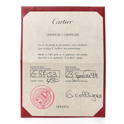Cartier 18K Pink Yellow White Gold C De Ring 50 5.25 5 of 5