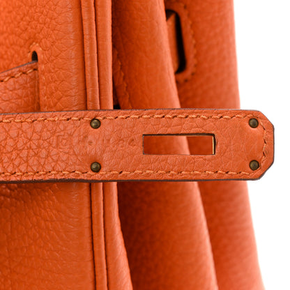 Hermes Togo Birkin 35 Orange 7 of 14