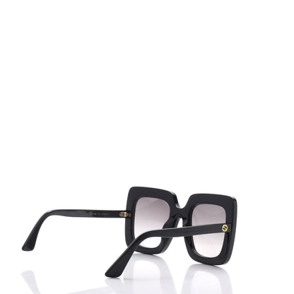 Gucci Acetate Crystal Oversize Sunglasses GG0148S Black 4 of 9