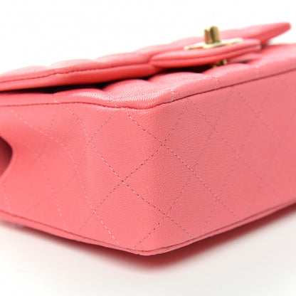 Chanel Caviar Quilted Mini Top Handle Rectangular Flap Pink 6 of 10