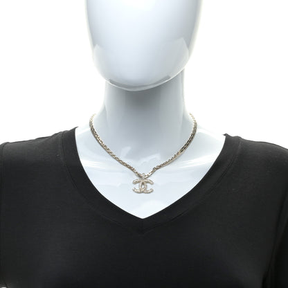 Chanel Crystal CC Multi Strand Chain Necklace Gold 2 of 6