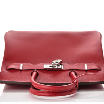 Hermes Epsom Birkin 30 Rouge Casaque 23 of 37