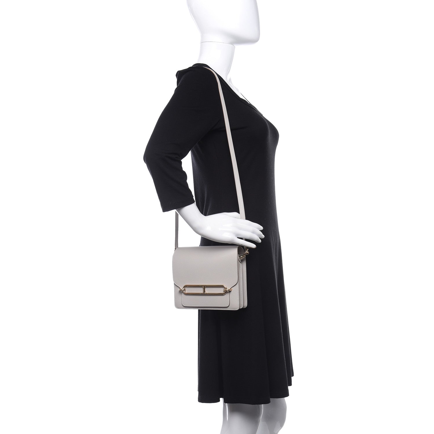 Hermes Evercolor Mini Sac Roulis Gris Perle 2 of 11
