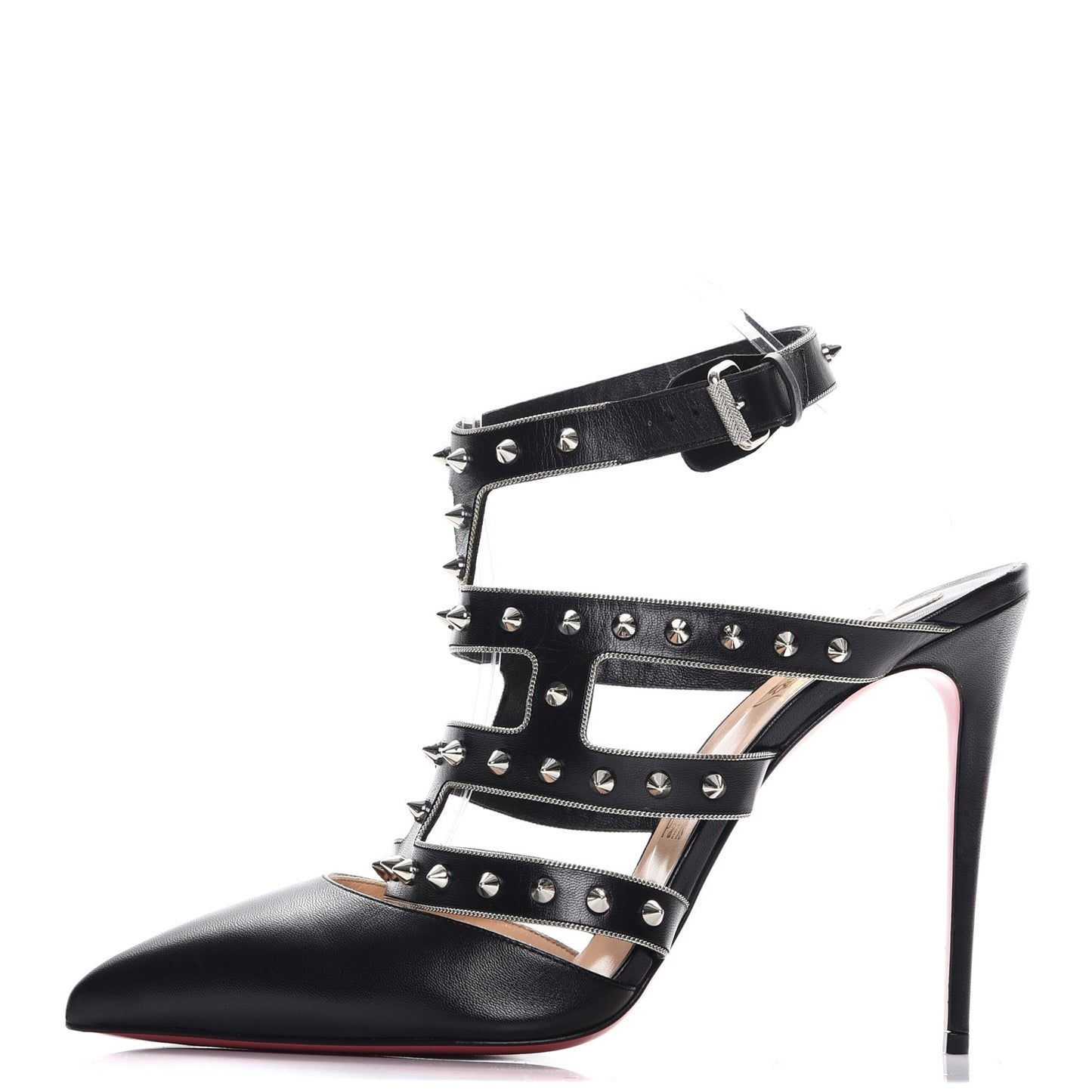 Kid Tchicaboum 100 Pumps 41.5 Black Silver