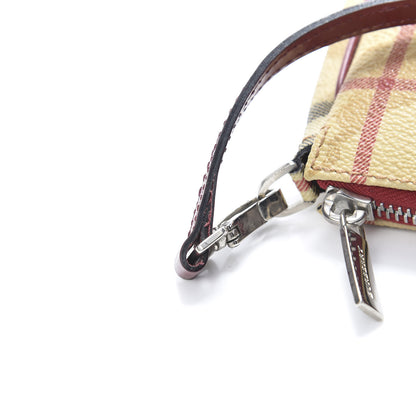 Burberry Haymarket Check Pochette Military Red 13 of 14