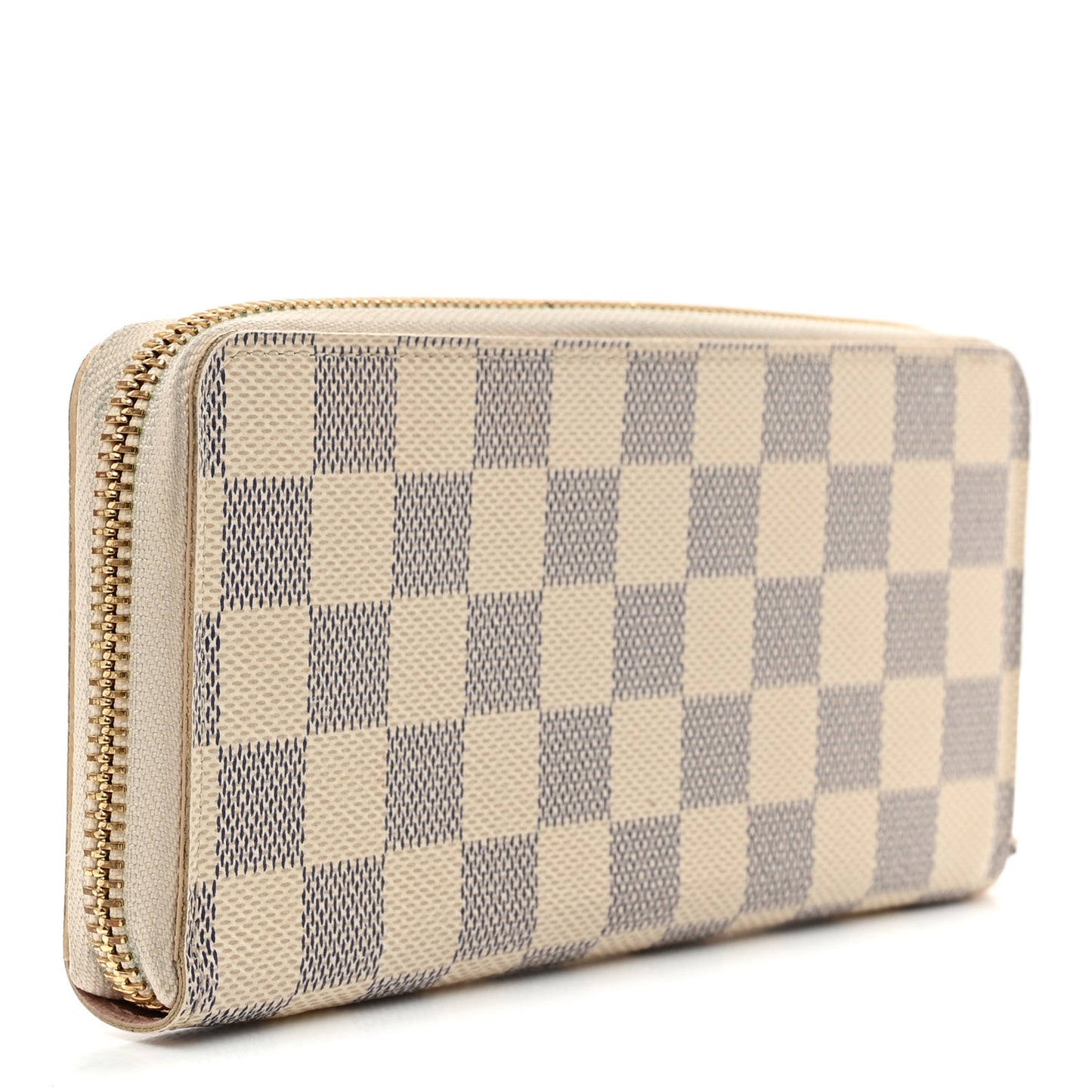 Damier Azur Clemence Wallet Rose Ballerine