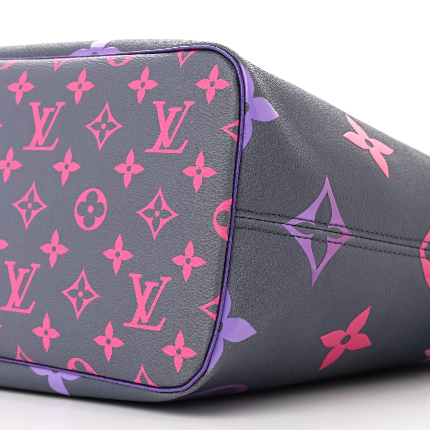 Louis Vuitton Monogram Giant Spring In The City Neverfull MM Midnight Fuchsia 11 of 11