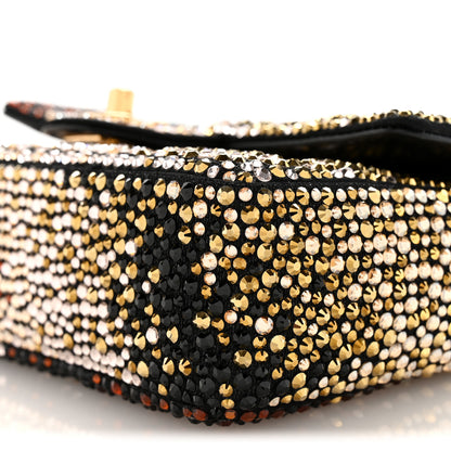 Chanel Lambskin Crystal Flap Black Multicolor 10 of 11