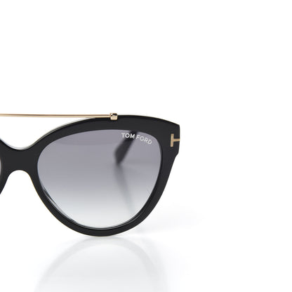 Tom Ford Livia Cat Eye Sunglasses TF518 Black 7 of 8