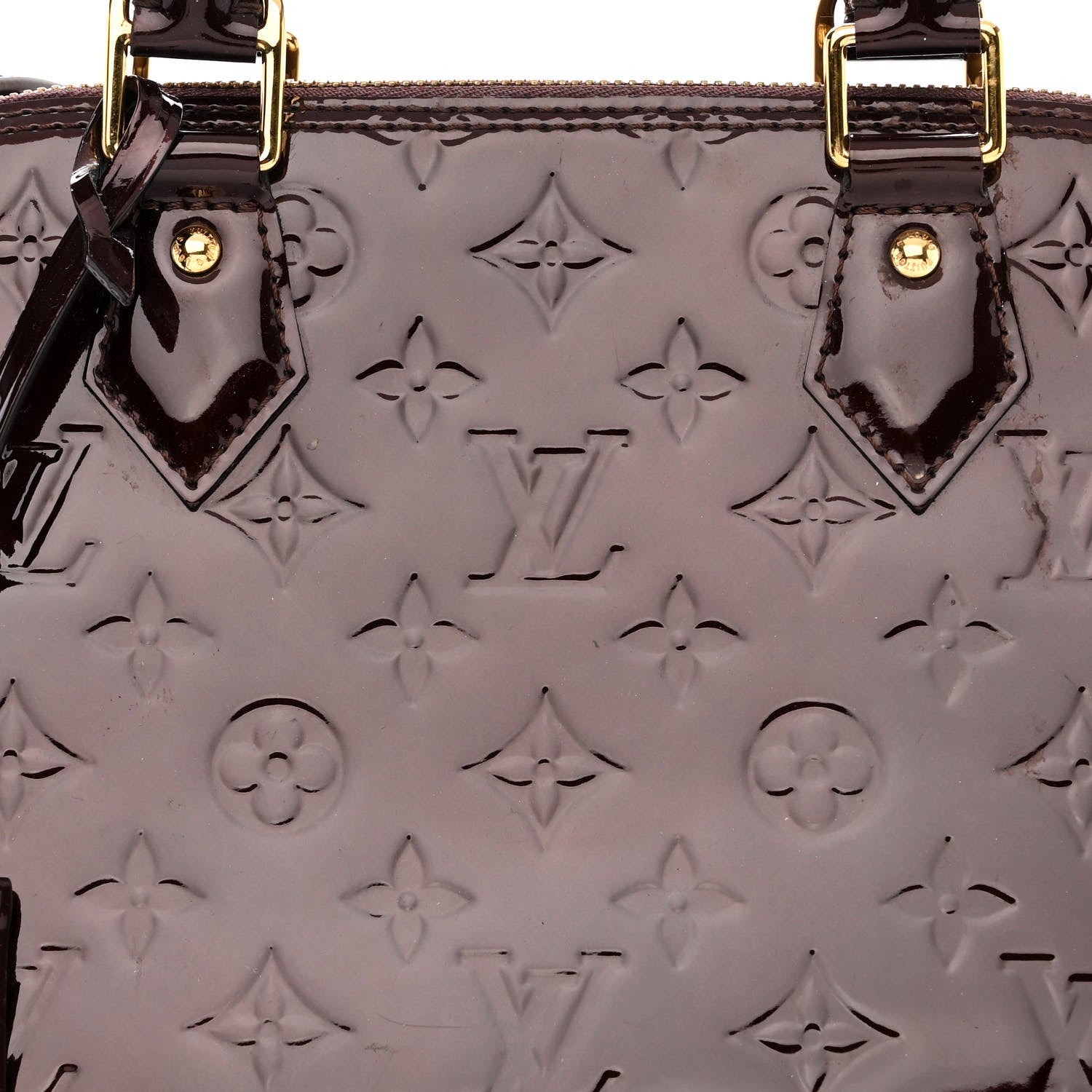 Louis Vuitton Vernis Alma PM Amarante 8 of 10