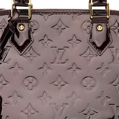 Louis Vuitton Vernis Alma PM Amarante 8 of 10