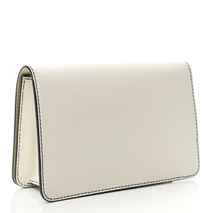 Christian Dior Smooth Calfskin Dio(r)evolution Flap Clutch Off White 2 of 12