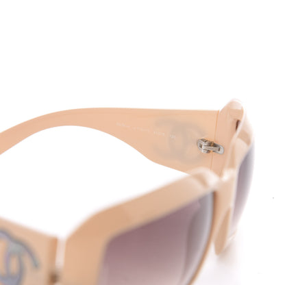 Chanel Mother of Pearl CC 5076-H Sunglasses Beige 5 of 7