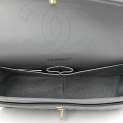 Chanel Caviar Quilted Jumbo Double Flap Grey 5 of 13