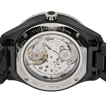 Christian Dior Stainless Steel Ceramic Diamond 38mm Dior VIII Grand Bal Broderie Automatic Watch Black 4 of 4