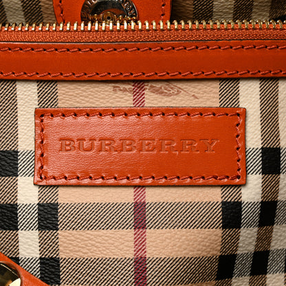 Burberry Haymarket Check Small Canterbury Tote Orange 6 of 11