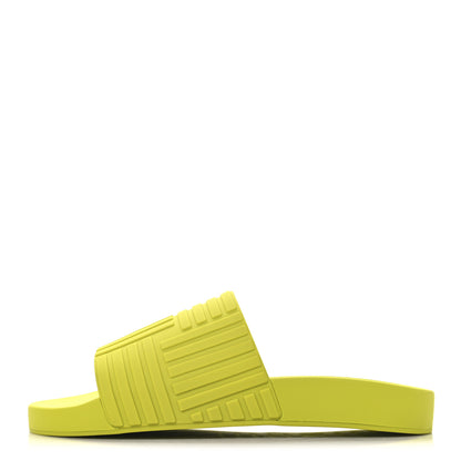 Bottega Veneta Rubber Carpet Slider Sandals 39 Kiwi 1 of 8