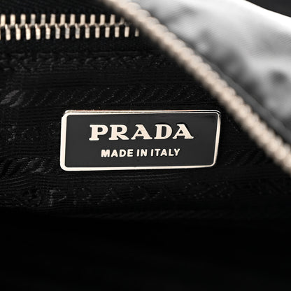 Prada Tessuto Nylon Saffiano Sacca Shoulder Bag Black 6 of 9