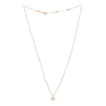 Gucci 18K Rose Gold Running G Pendant Necklace 3 of 5