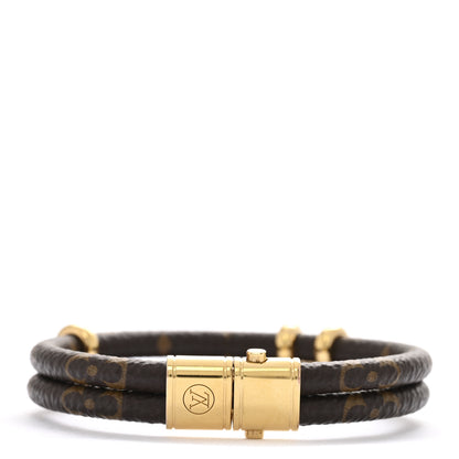 Louis Vuitton Monogram Keep it Twice Bracelet 19 3 of 7