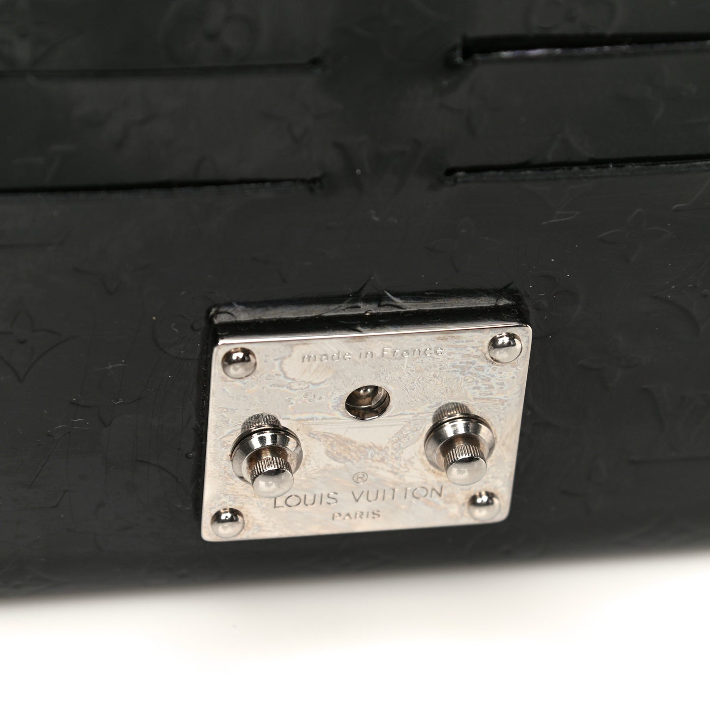 Monogram Glace Anouchka Pochette MM Black