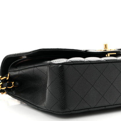 Chanel Caviar Quilted Medium Double Flap Black 9 of 10