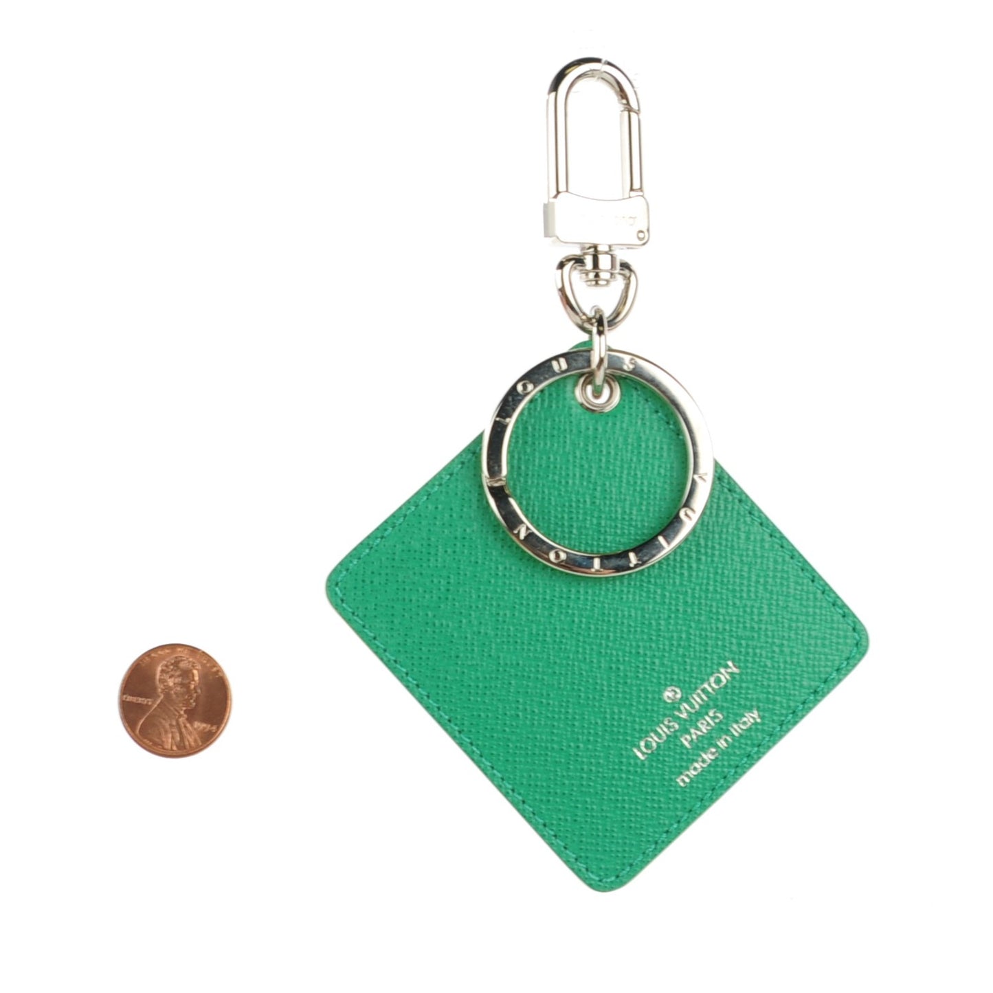 Damier Graphite Illustre V Key Holder Green