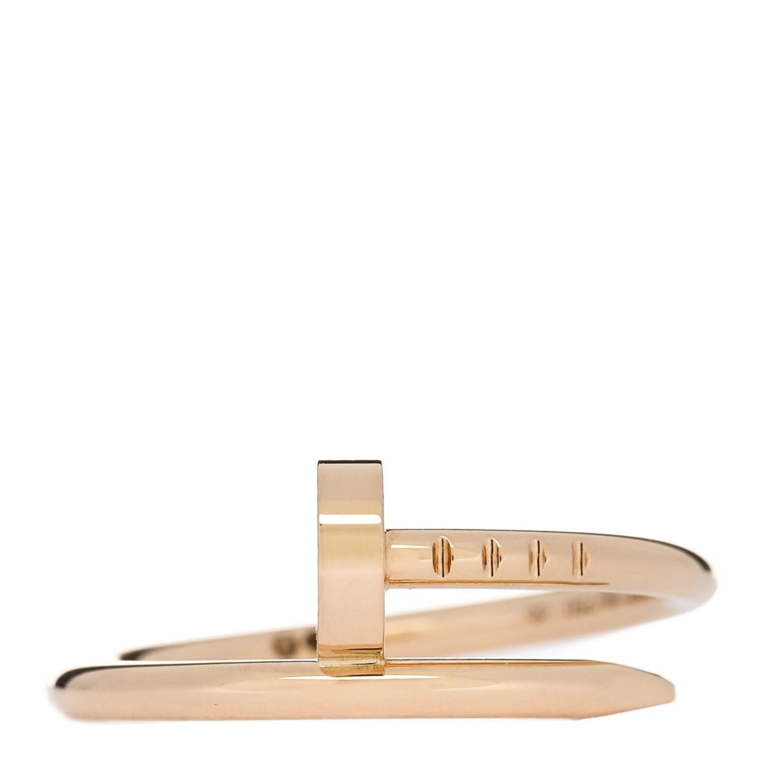 Cartier 18K Yellow Gold Small Juste Un Clou Ring 51 5.75 1 of 5