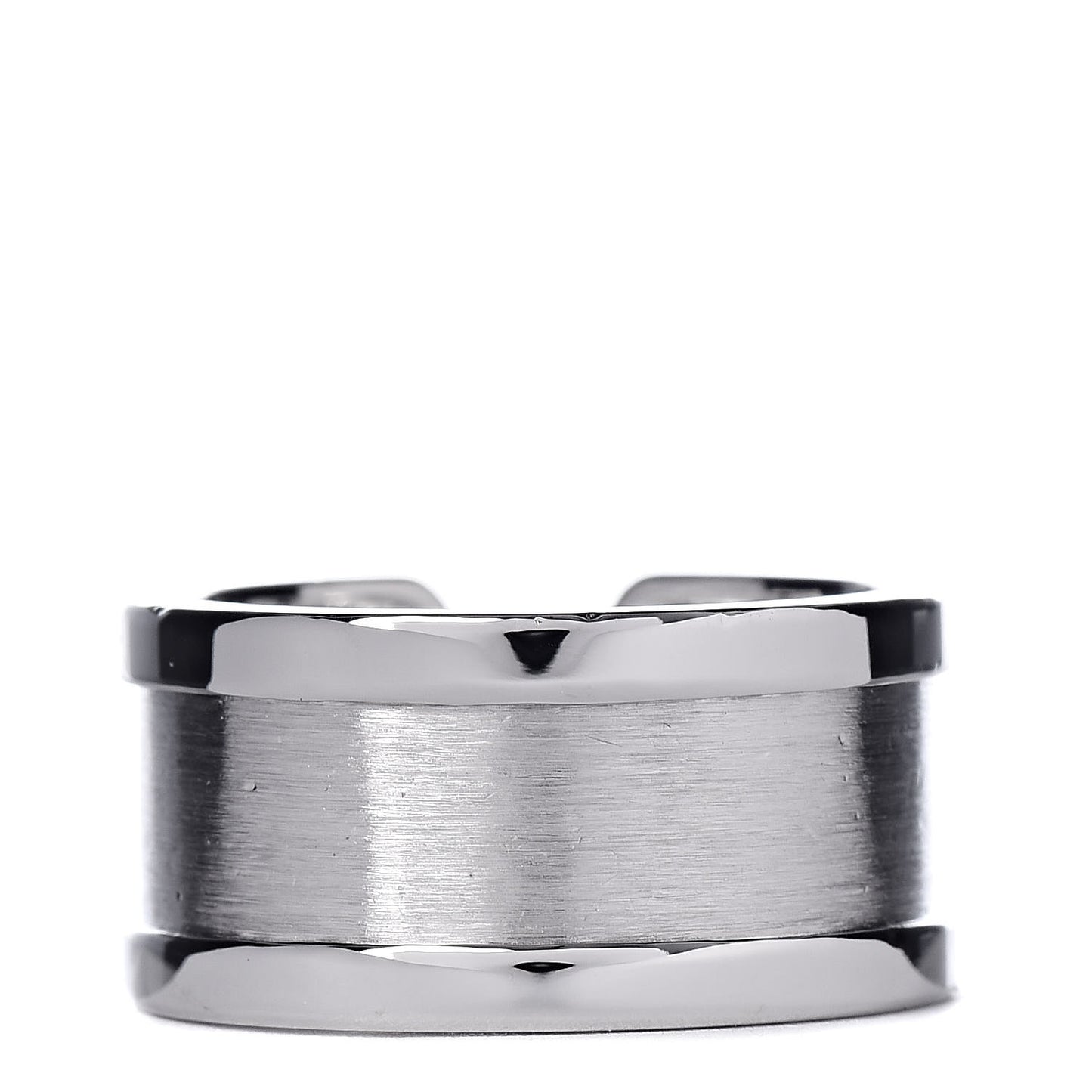 18K White Gold Diamond 10mm Logo De Ring 52 6