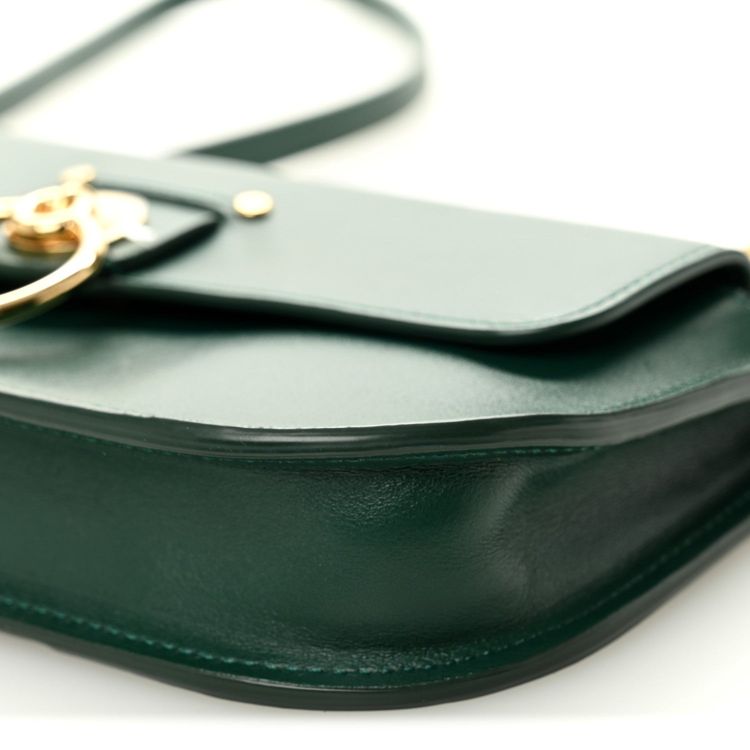 Chloe Calfskin Paraty Mini Crossbody Bag Sweet Beige Green 9 of 9