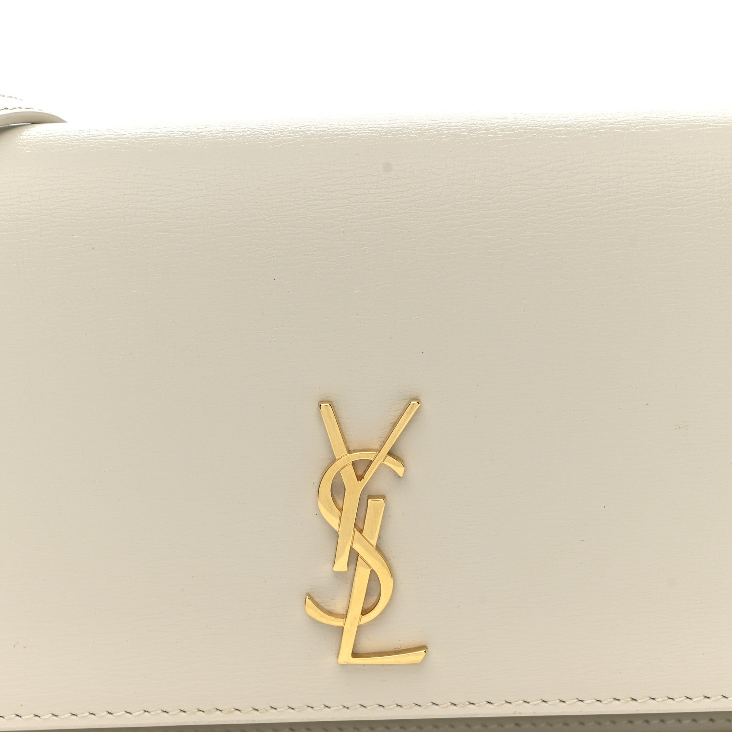 Saint Laurent Smooth Calfskin Monogram Phone Holder Crossbody