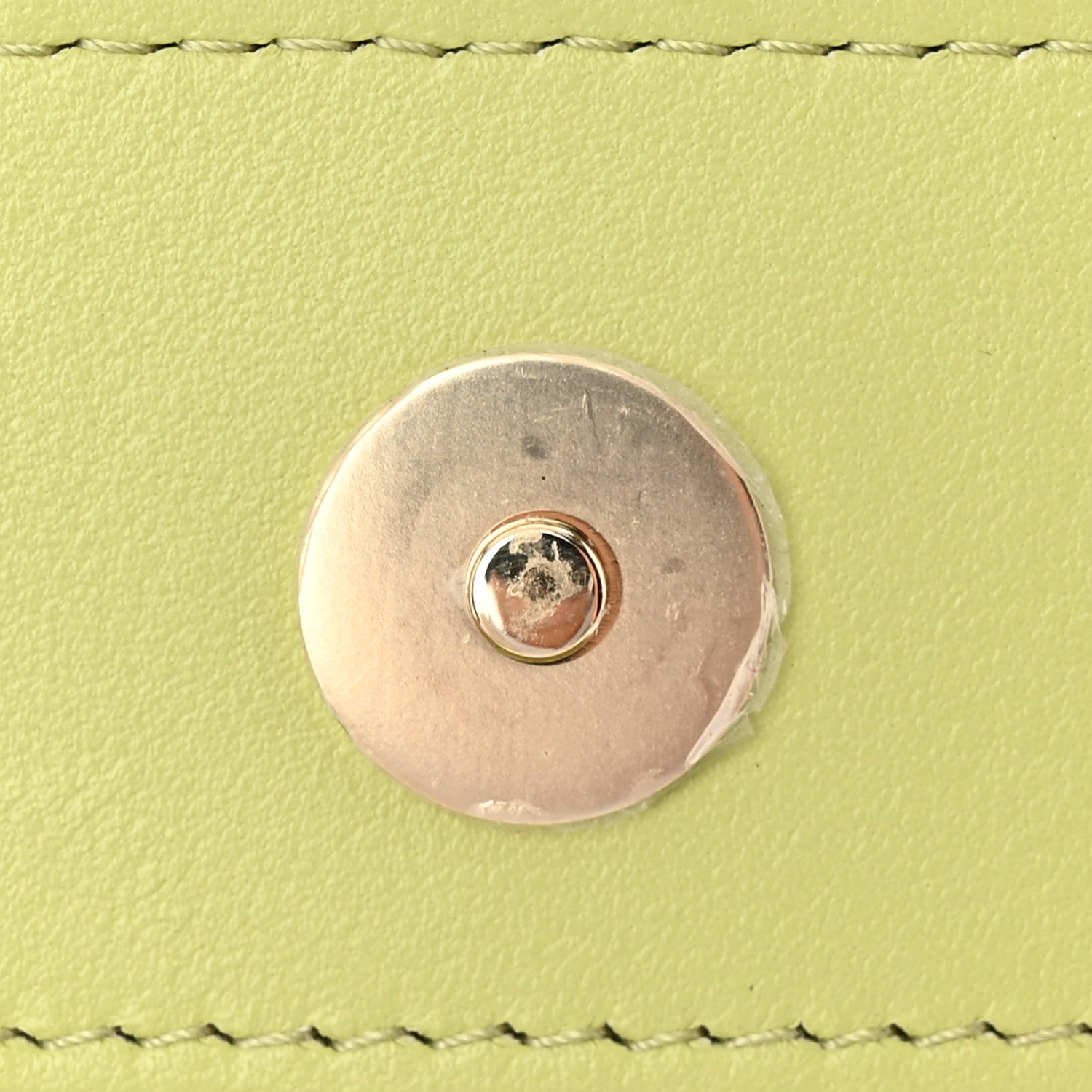 Chanel Lambskin Quilted Wallet On Chain WOC Light Green 12 of 12