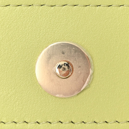 Chanel Lambskin Quilted Wallet On Chain WOC Light Green 12 of 12