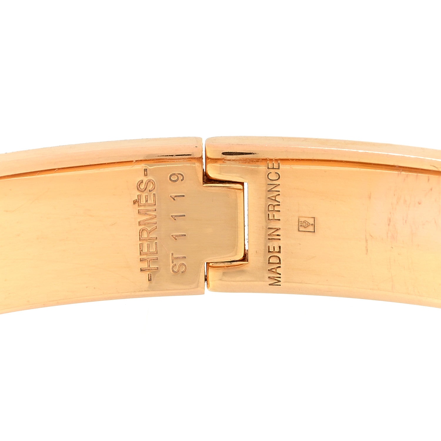 Hermes Enamel Narrow Clic Clac H Bracelet GM Black 3 of 3
